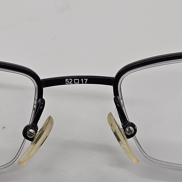 Kenzo black rectangular floral half-rim eyeglasses FOR FRAMES ONLY 52 17 135 main image 7